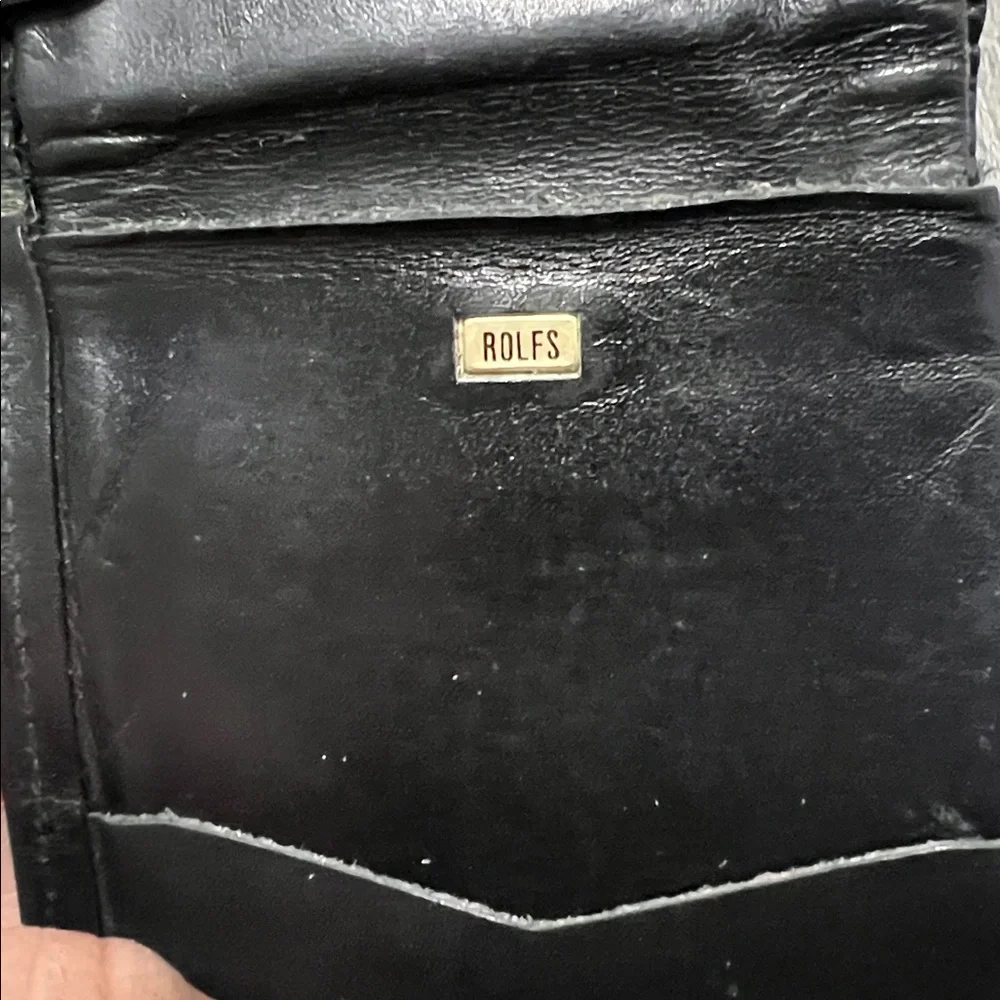 Rolfs Men’s Leather wallet/ black